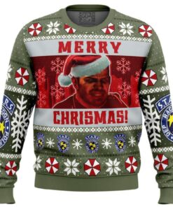 Resident Evil Chris Redfield Bloodline Ugly Christmas Sweater