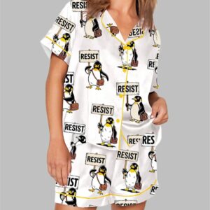 Resist Penguin Activism Anti Pajama Set