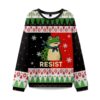 Resist Portland Frog Ugly Christmas Sweater