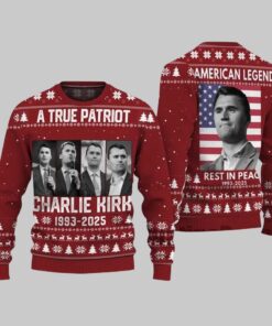 Alternative view of Rest In Peace Charlie Kirk Ugly Christmas Sweater 