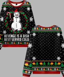 Alternative view of Revenge Is A Dishâ€‹ Ugly Christmas Sweater