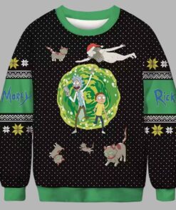 Alternative view of Rick And Morty Ugly Christmas Sweater