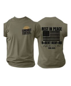 Alternative view of RIP Robert Redford Legends Never Die Memorial Shirt