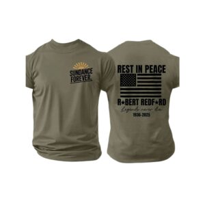 Alternative view of RIP Robert Redford Legends Never Die Memorial Shirt