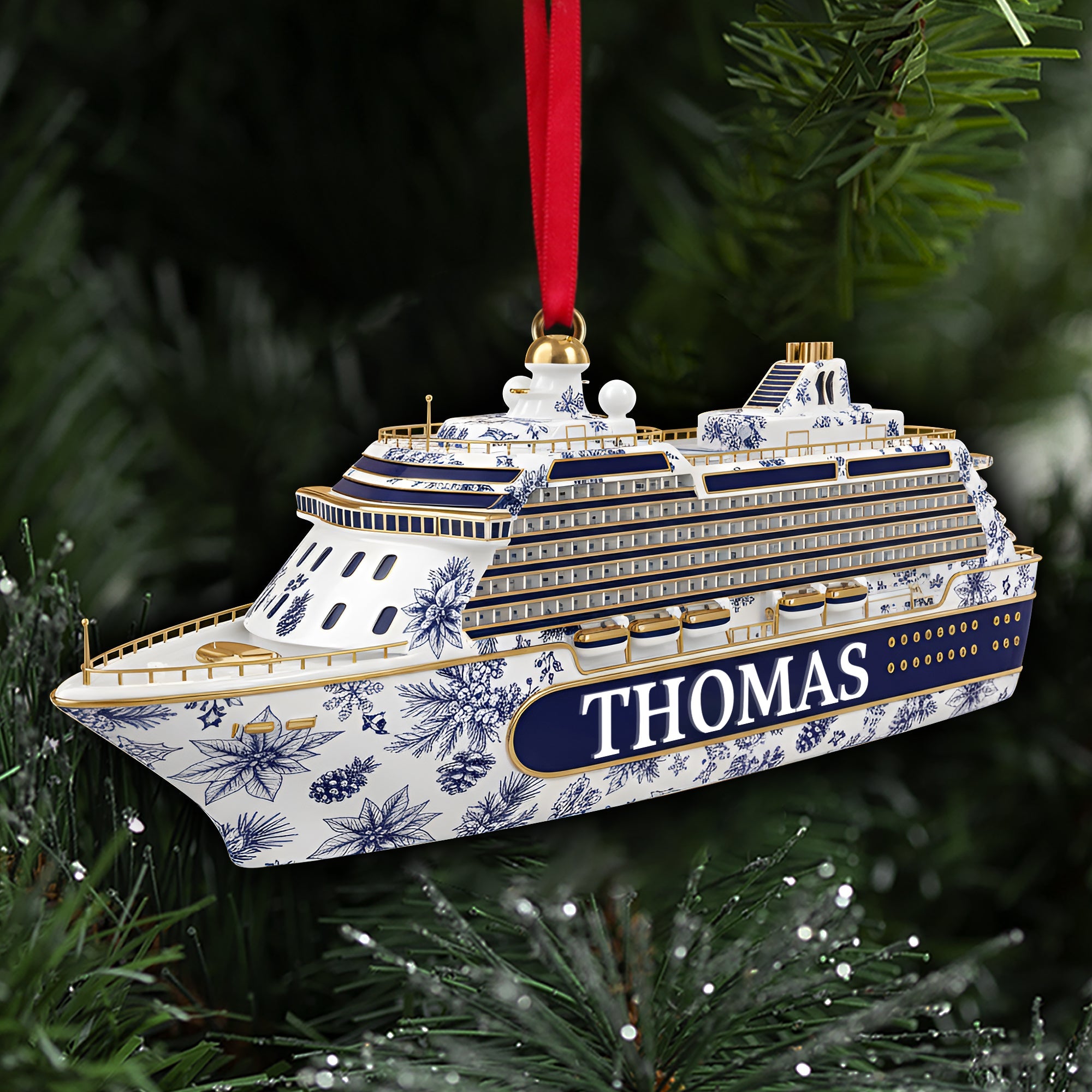 Road Trip Cruising Ornament - Personalized Gifts For Cruising Lovers 05PGLU041025 - Image 4