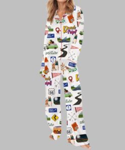 Alternative view of Road Trip Pajama Set For Women