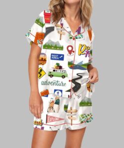 Road Trip Pajama Set For Women