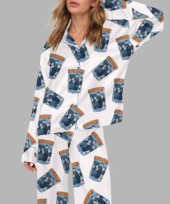 Robby Langdon Dana Mel Silky Satin Pajama Set