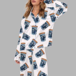 Robby Langdon Dana Mel Silky Satin Pajama Set