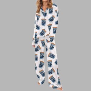 Alternative view of Robby Langdon Dana Mel Silky Satin Pajama Set