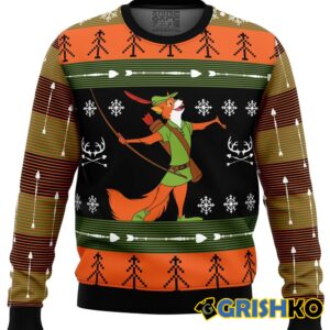 Robin Hood Ugly Christmas Sweater - Grishko.com
