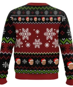 Alternative view of Rock Around The Christmas Tree The Rock Ugly Sweater