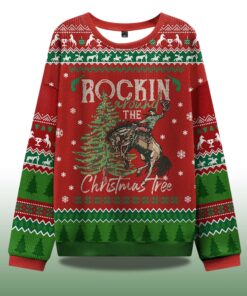Alternative view of Rockin Around The Christmas Tree Ugly Christmas Sweater