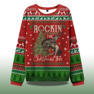 Alternative view of Rockin Around The Christmas Tree Ugly Christmas Sweater