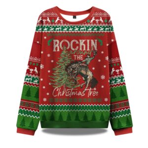 Rockin Around The Christmas Tree Ugly Christmas Sweater