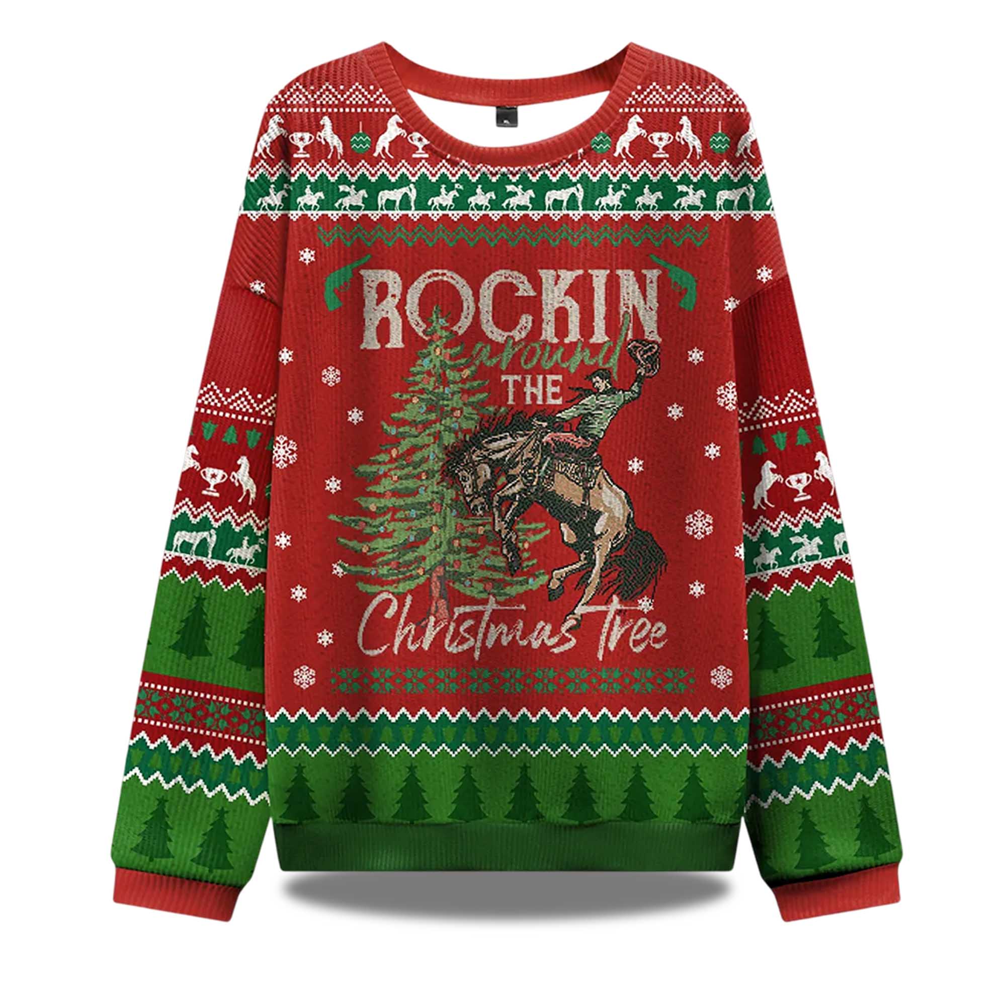 Rockin Around The Christmas Tree Ugly Christmas Sweater