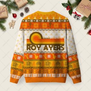 Alternative view of Roy Ayers Ugly Christmas Fuzzy Fleece Sweatshirt