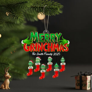 Alternative view of Ruby Socks Family Christmas Ornament Personalized Gifts For Family 01OHDT260825