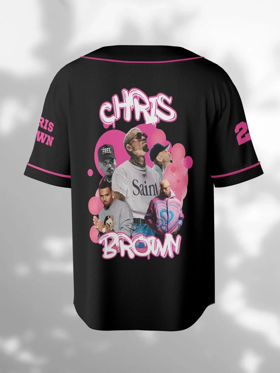 Chris Brown Breezy Bowl XX Tour 2025 Jersey, 2025 Tour Breezy Bowl Jersey Gift - Image 4