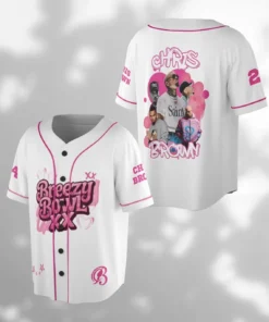 Alternative view of Chris Brown Breezy Bowl XX Tour 2025 Jersey, 2025 Tour Breezy Bowl Jersey Gift For Fans