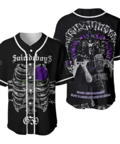 Alternative view of Suicideboy G59 Concert Tour 2025 Baseball Jersey, Greyday Tour Shirt, City Morgue Shirt