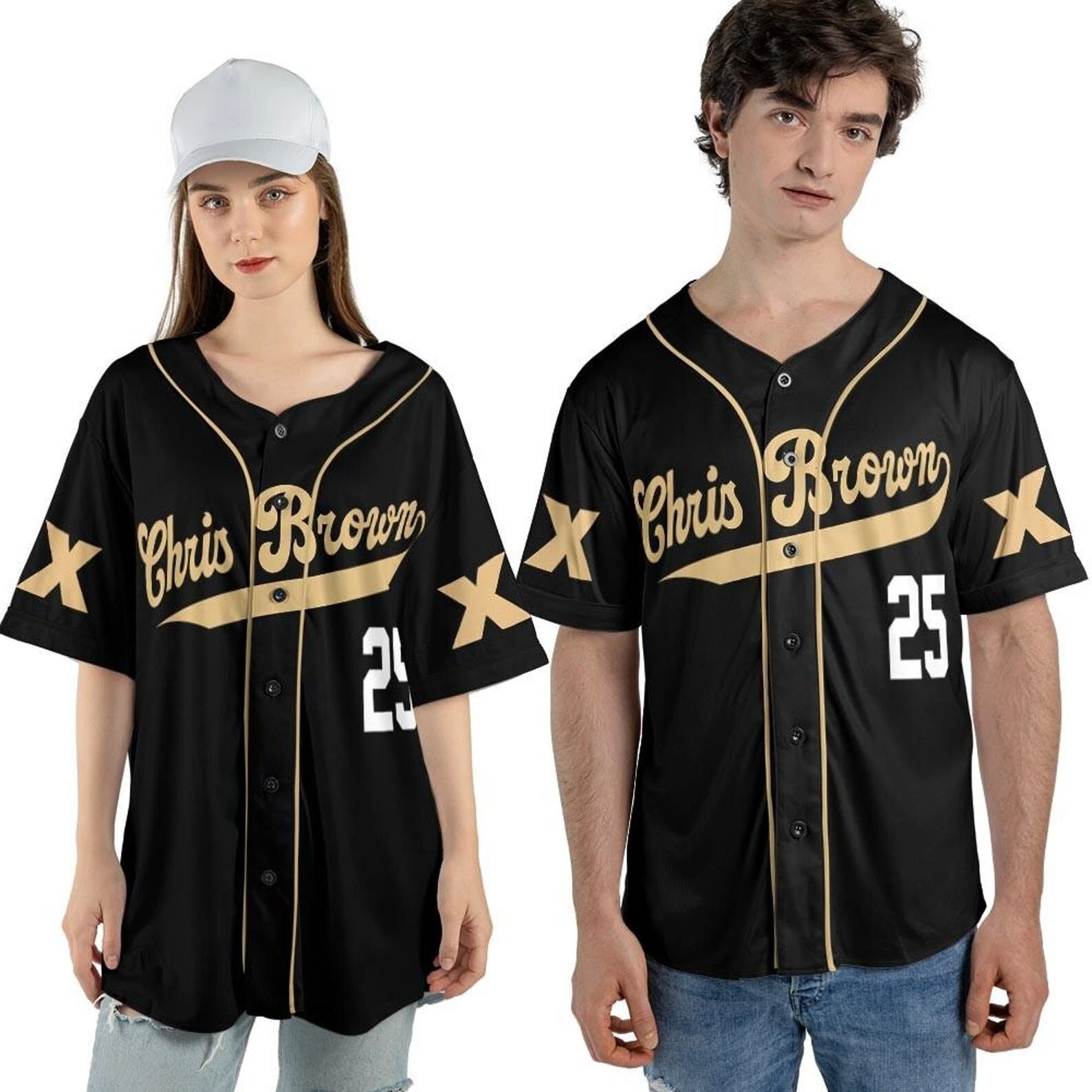Chris Breezy Tour 2025 Baseball Jersey, Bowl XX Concert 2025 Summer Tour - Image 4