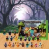Christmas 3D Advent Calendar With 24 pcs Minecraft Minifigures Toys