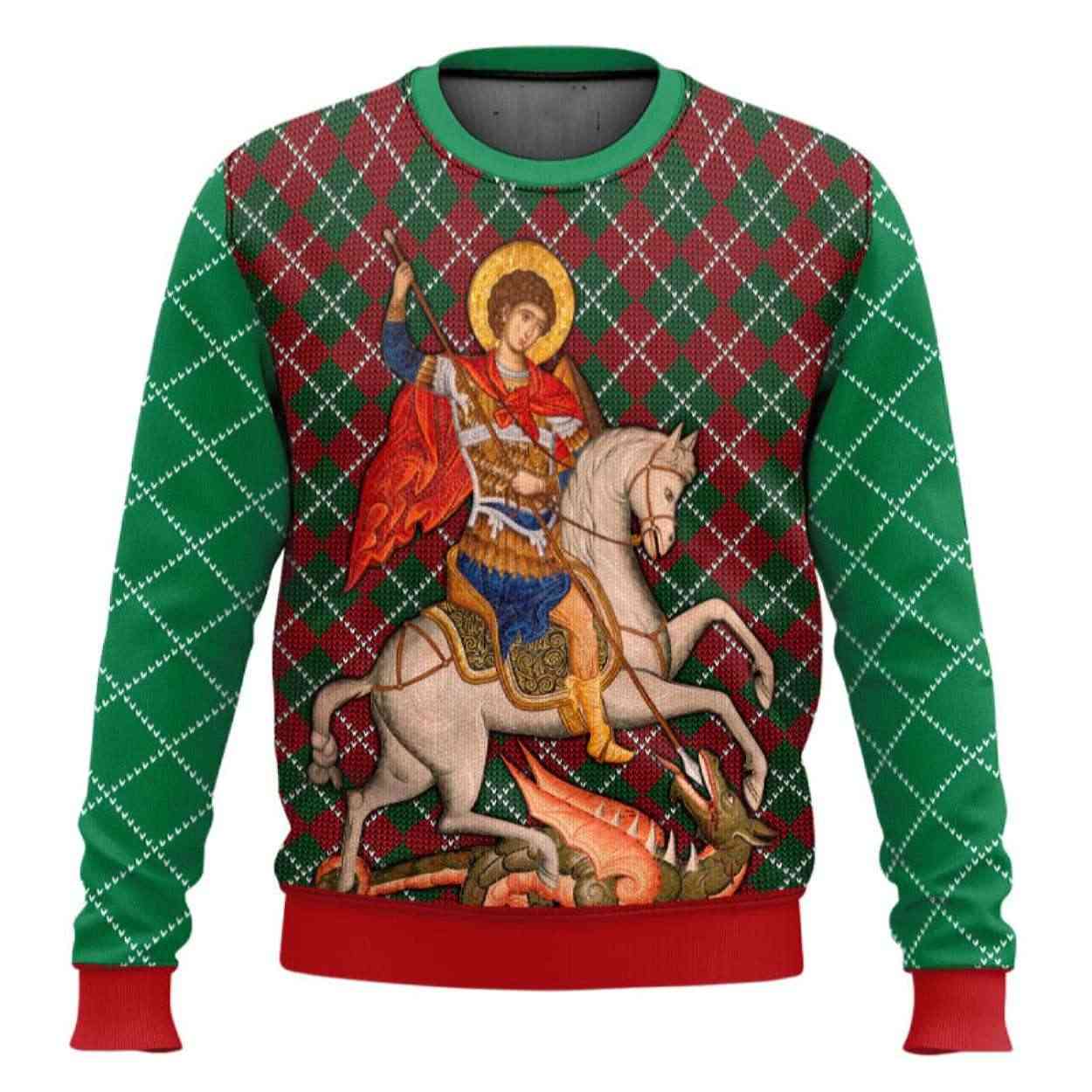 Saint George Ugly Christmas Sweater