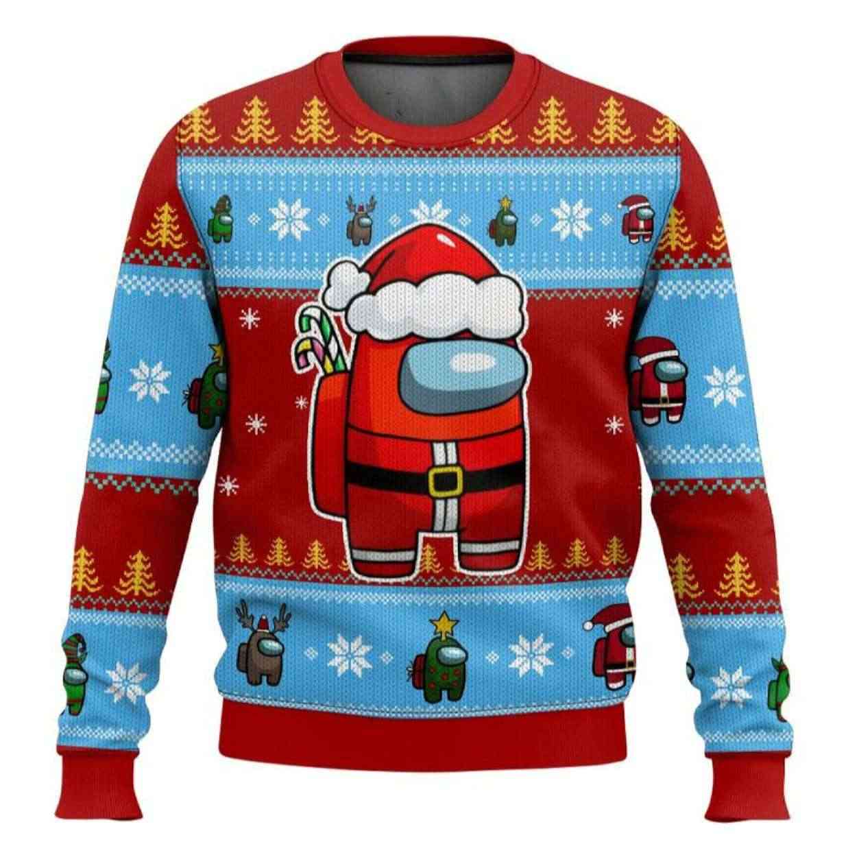 Santa Among Us Ugly Christmas Sweater