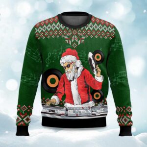 Santa Claus DJ Ugly Christmas Sweater