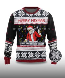 Alternative view of Santa Dj Merry Mixmas Ugly Christmas Sweater 2025
