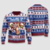 Santa Dog All I Want For Christmas Is Beer Ugly Christmas Sweater