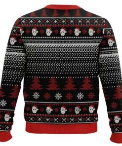 Alternative view of Santa Jason Voorhees Have A Killer Day Ugly Christmas Sweater