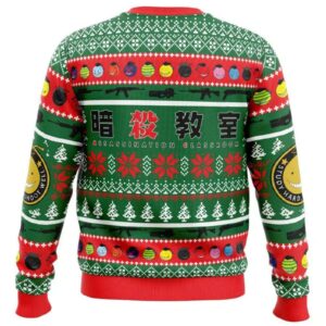 Alternative view of Santa Koro-Sensei Assassination Classroom Ugly Christmas Sweater