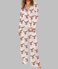 Alternative view of Santa Martini Coquette Christmas Pajama Set