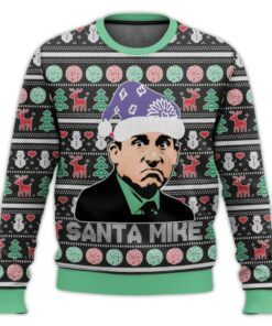 Santa Mike Michael Scott The Office Ugly Chirtsmas Sweater