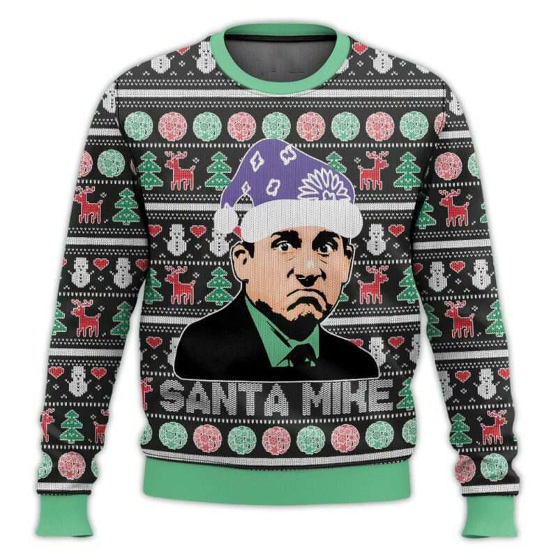 Santa Mike Michael Scott The Office Ugly Chirtsmas Sweater