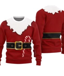 Santa Suit Ugly Christmas Sweater
