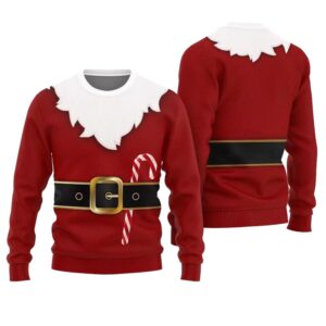 Santa Suit Ugly Christmas Sweater - Grishko.com