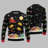 Santa Taco Sleigh Ugly Sweater Christmas 2025