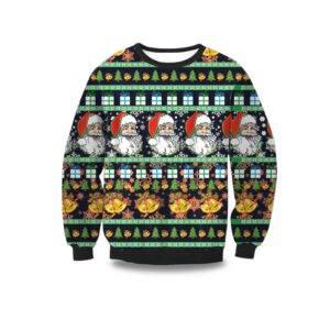 Santa Ugly Christmas Sweater Santa Xmas Holiday Sweater Christmas Gifts 2025