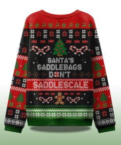 Alternative view of Santa's Saddlebags Don't Saddlescale Ugly Christmas Sweater