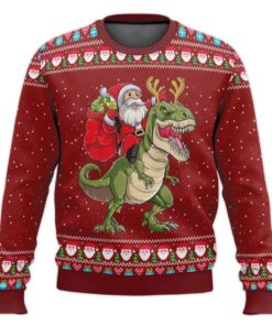 Santassic Park Ugly Christmas Sweater