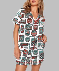 Alternative view of Sardine Tin Fish Pajama Set