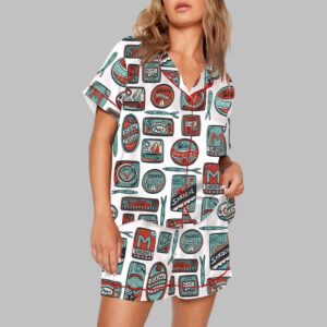 Alternative view of Sardine Tin Fish Pajama Set