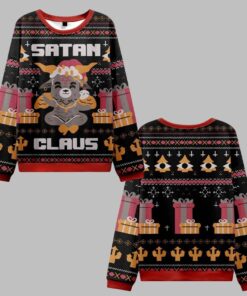 Satan Claus Ugly Sweater 2025 Christmas