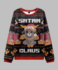 Alternative view of Satan Claus Ugly Sweater 2025 Christmas