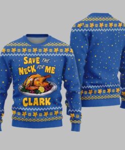 Alternative view of Save the Neck for Me Clark Christmas Vacation Ugly Sweater Christmas 2025