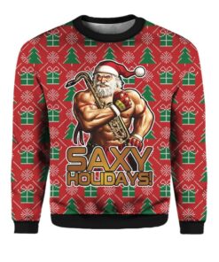 Saxy Holidays Ugly Christmas Sweater