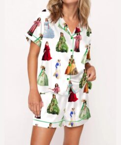 Scarlett Vintage Satin Pajama Set